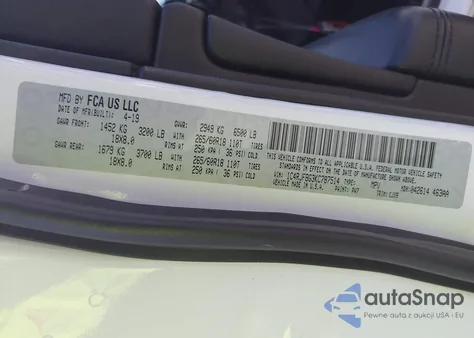 2019 Jeep Grand Cherokee Limited from USA, damaged, VIN 1C4RJFBG3KC787514